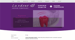 Desktop Screenshot of luxdent.org